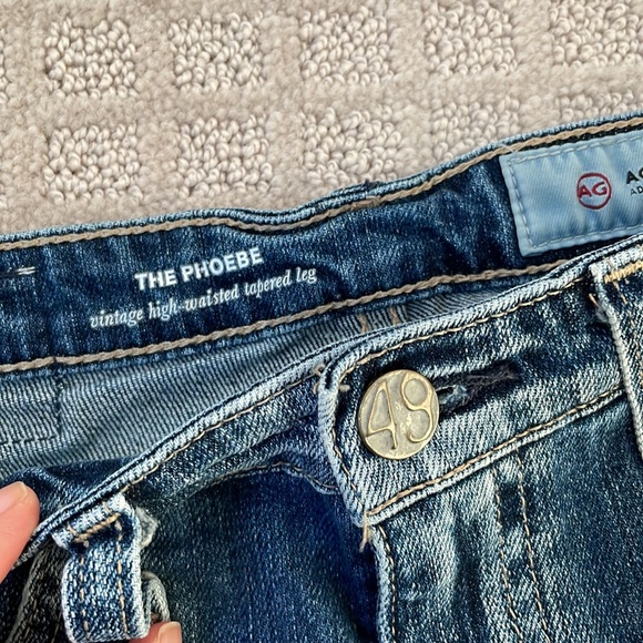 AG JEANS
Phoebe Cropped Distressed Straight-Leg Jeans - Picture 3 of 5